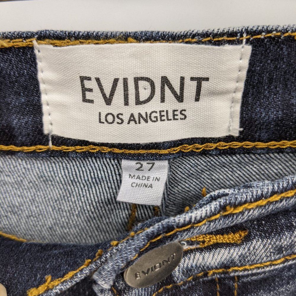 EVIDNT York Straight Leg Jeans Ankle Crop Sz 27 - Picture 9 of 10
